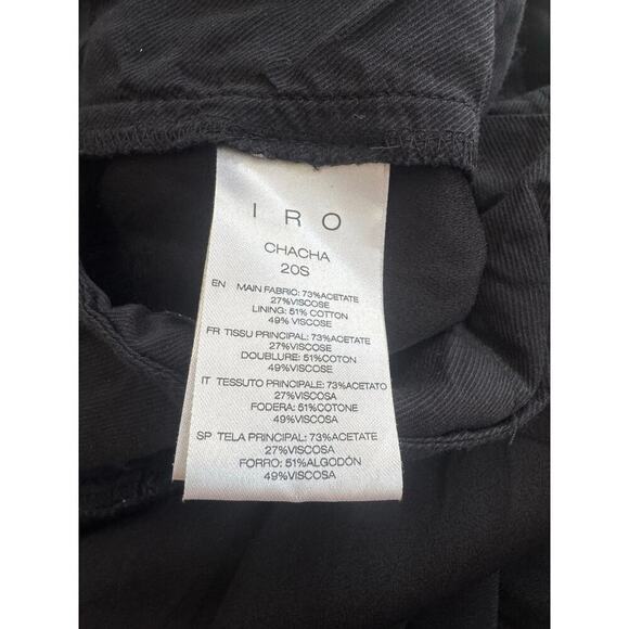 IRO Black Jumpsuit Size 34 - Picture 5 of 5